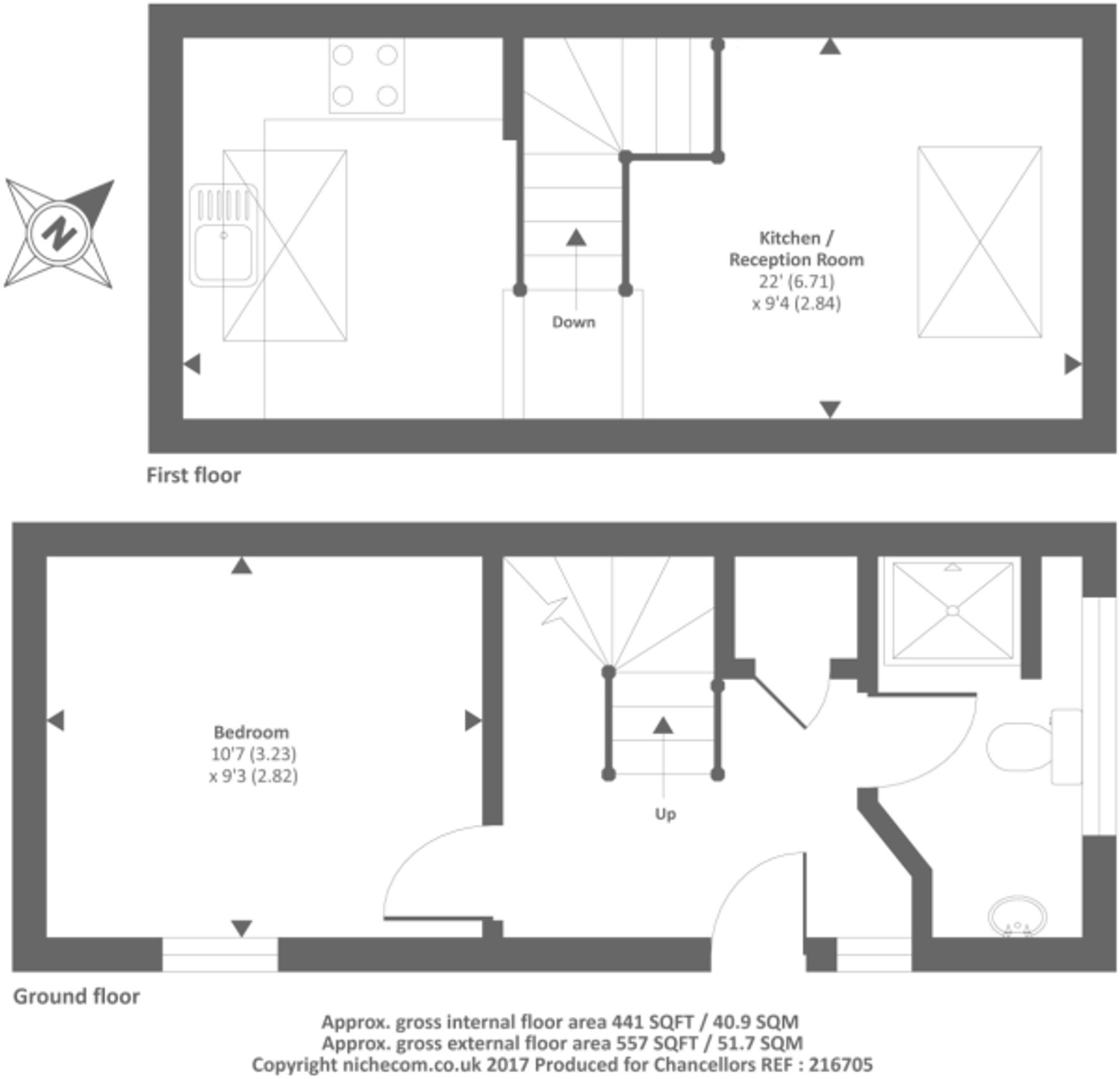 Floorplan for Higham Road, Chesham, HP5