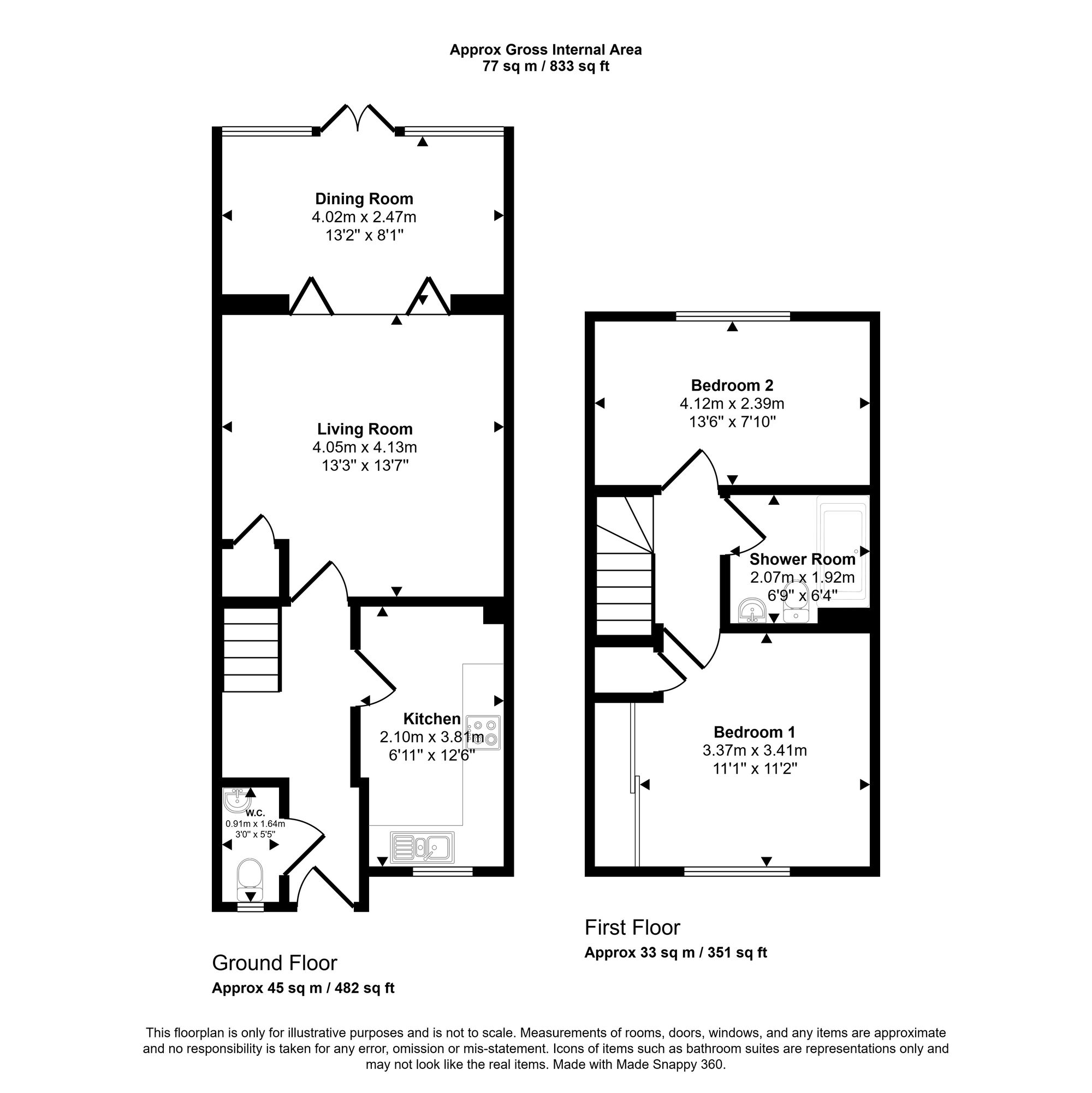 Floorplan for Sheer Croft, Chesham, HP5