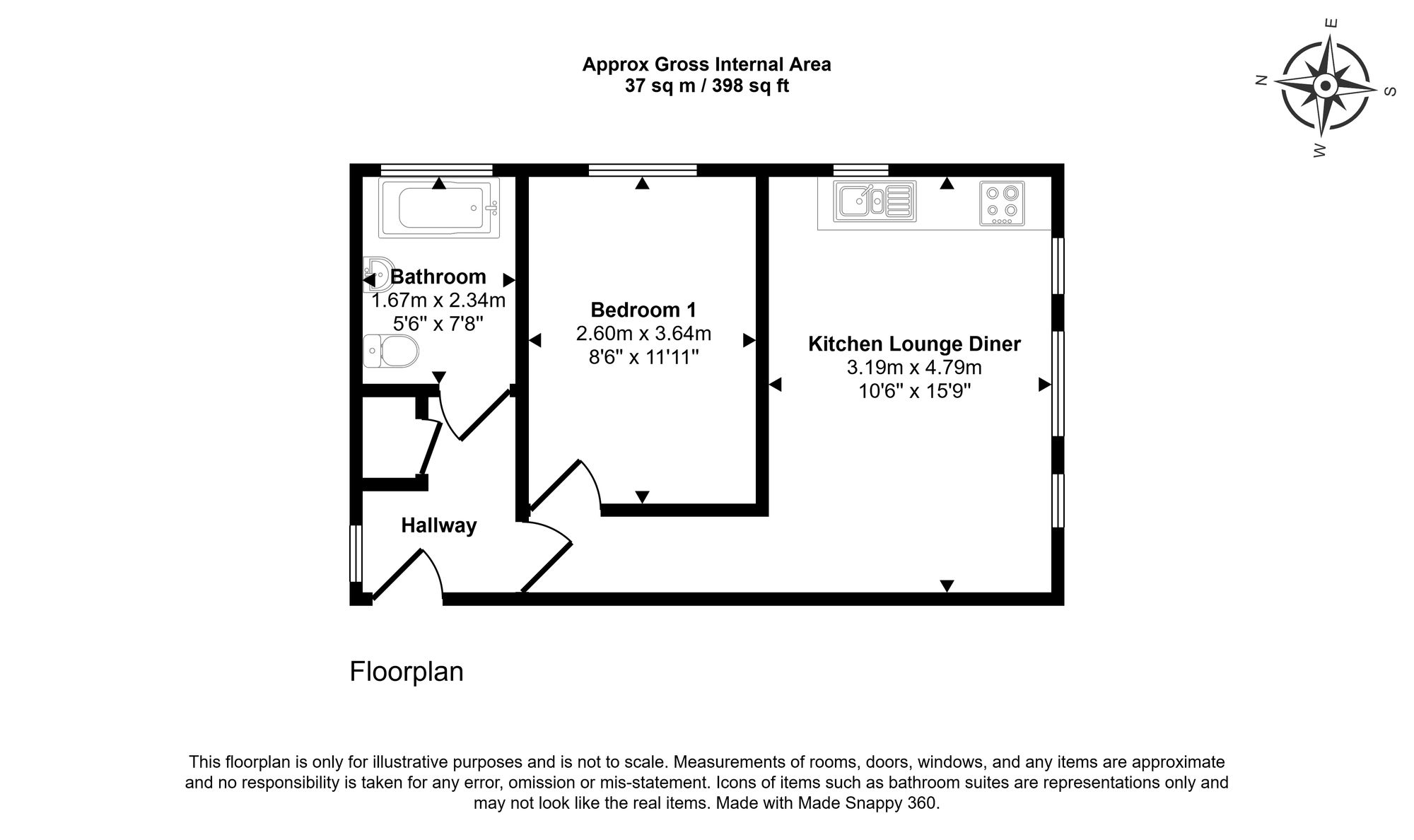 Floorplan for Broad Street, Copsham House, HP5