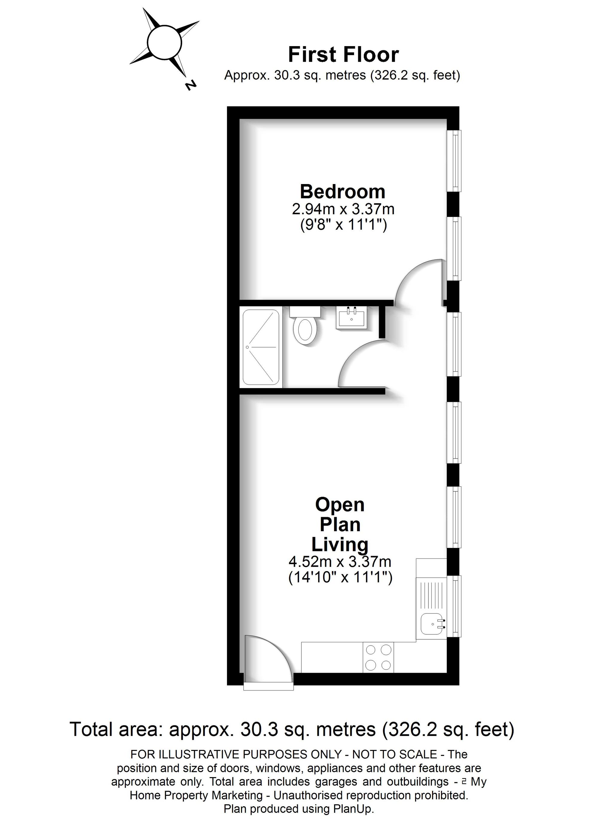 Floorplan for Higham Road, The Old Perfumery, HP5