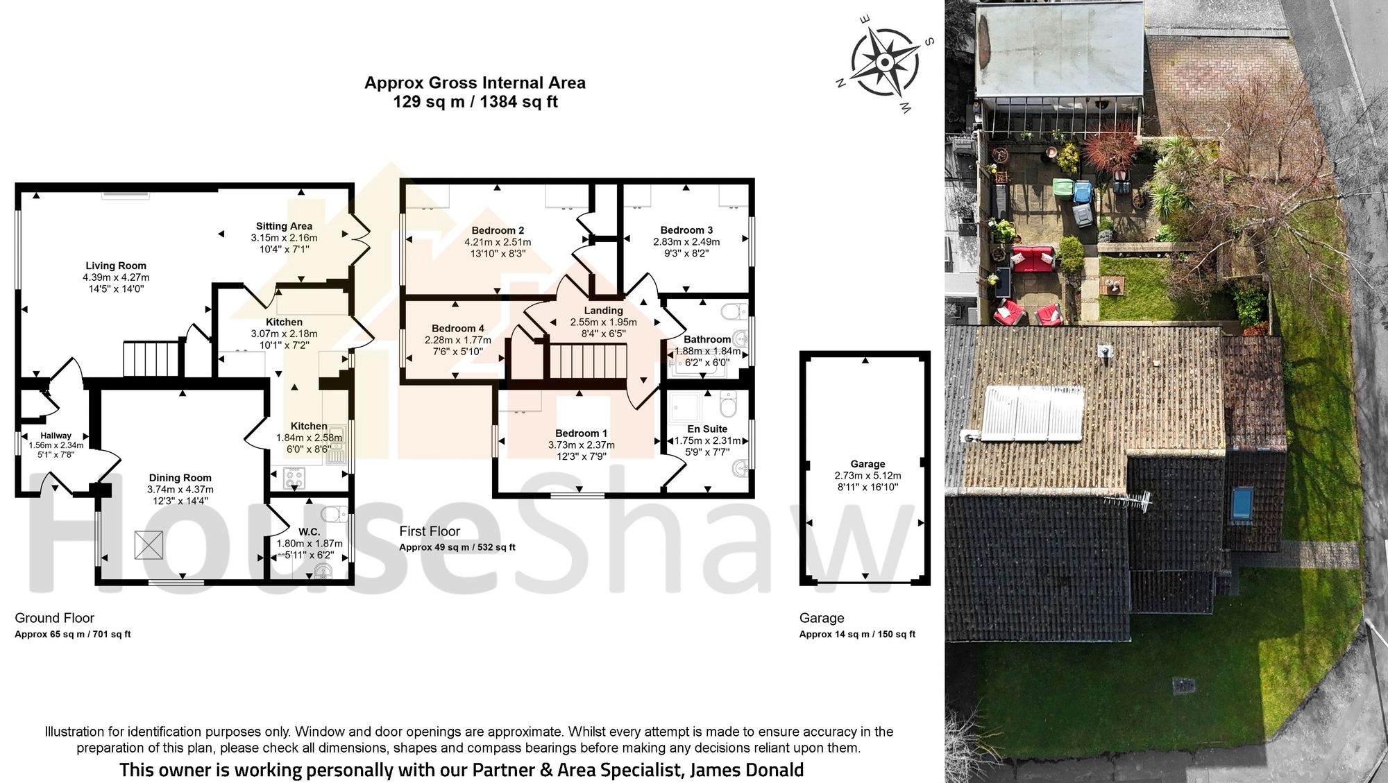 Floorplan for Clearbrook Close, High Wycombe, HP13
