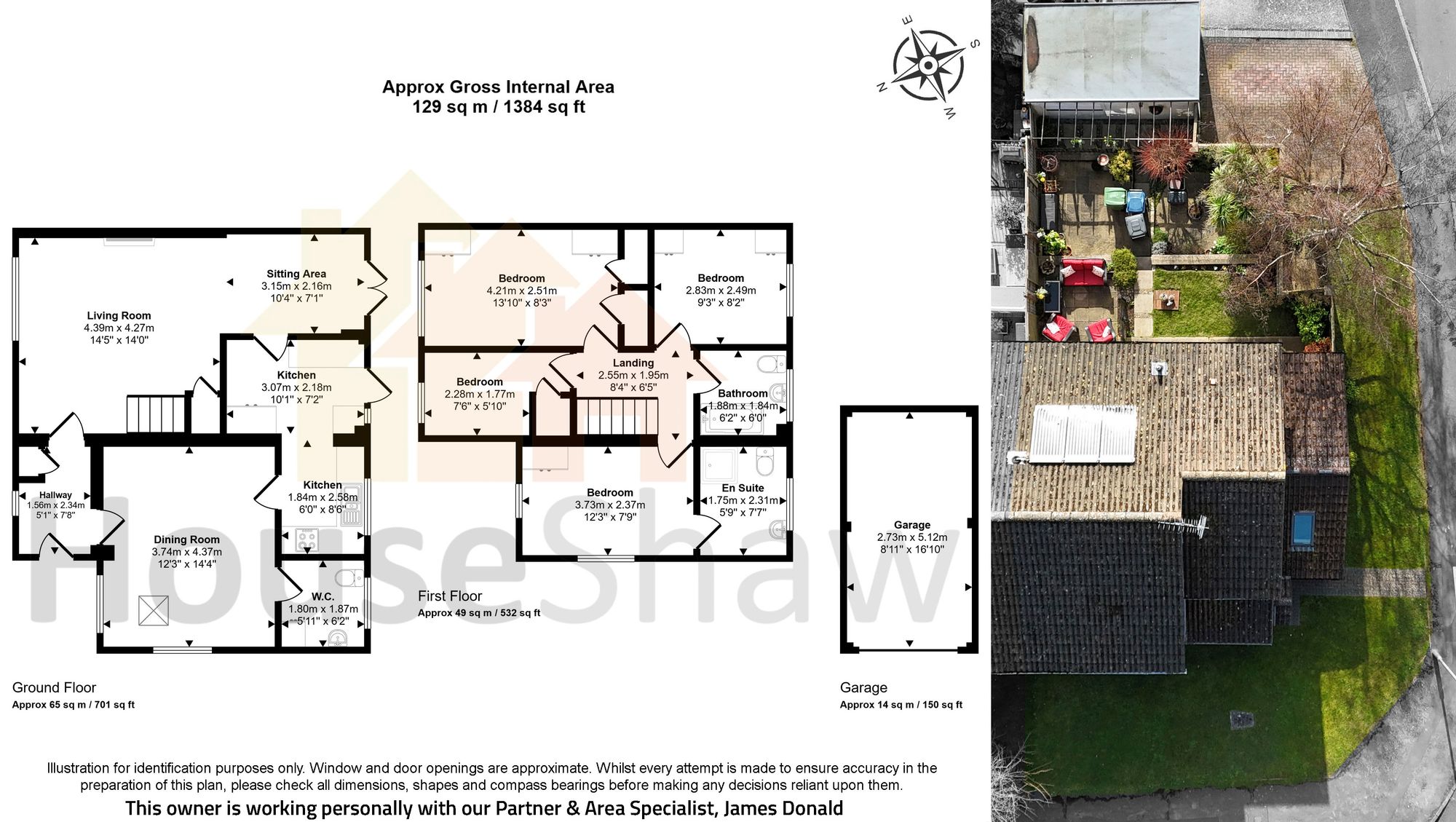Floorplan for Clearbrook Close, High Wycombe, HP13