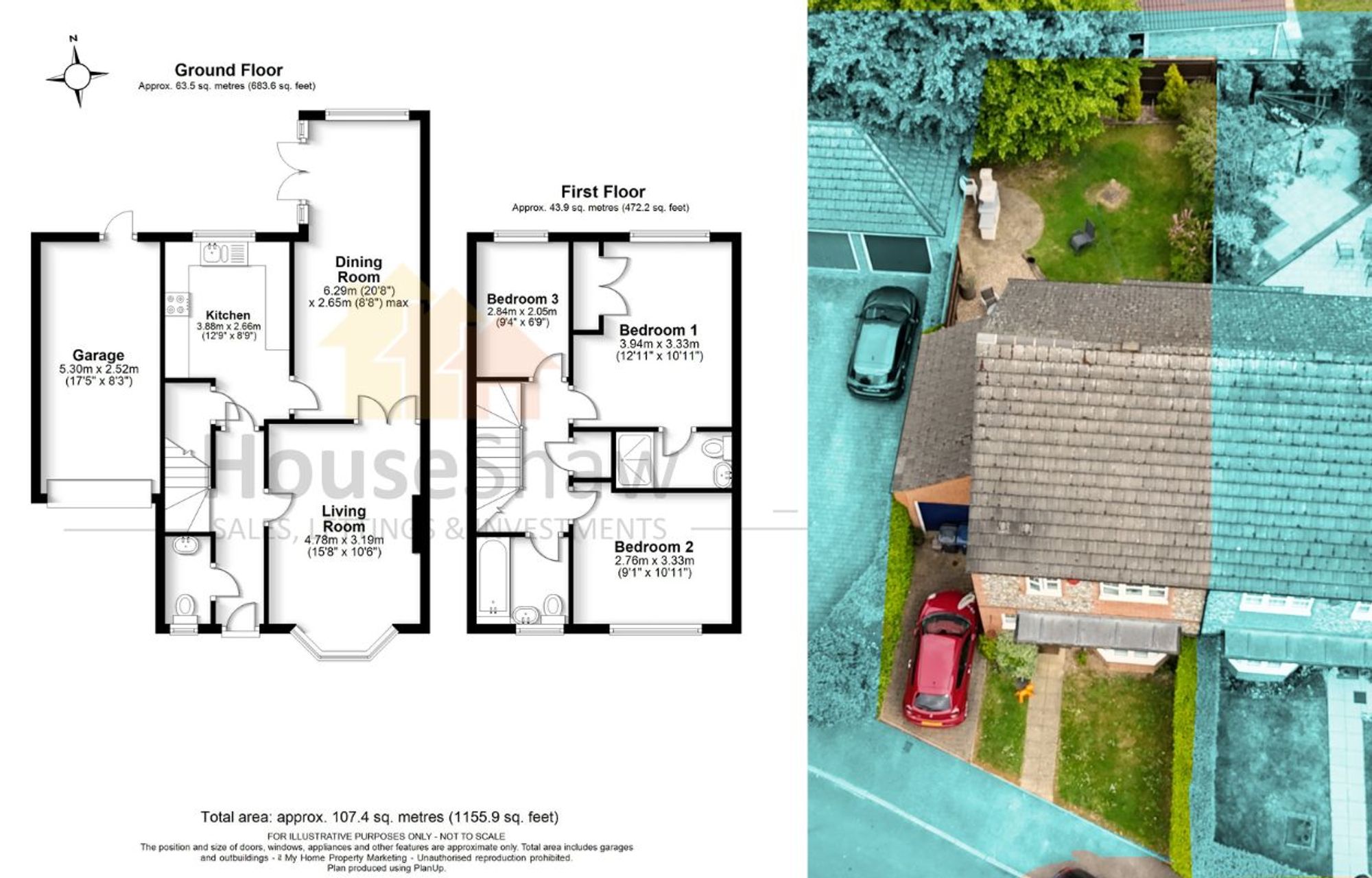 Floorplan for Four Oaks, Chesham, HP5