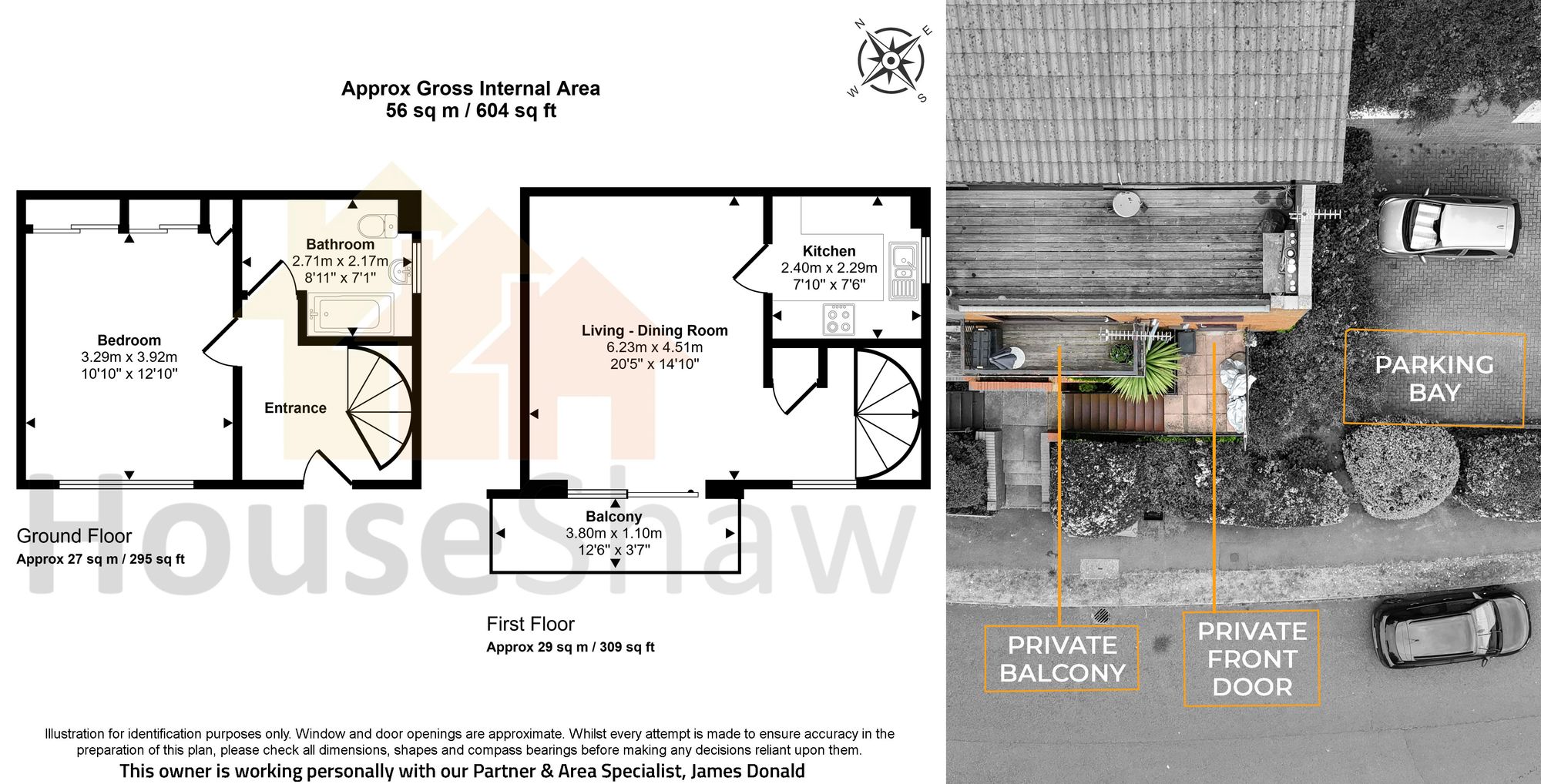 Floorplan for Garratts Way, High Wycombe, HP13