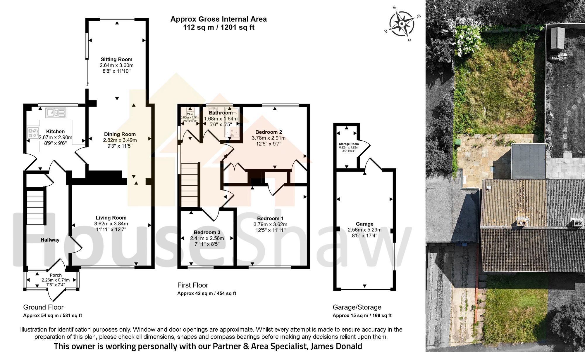 Floorplan for South View, Downley, HP13
