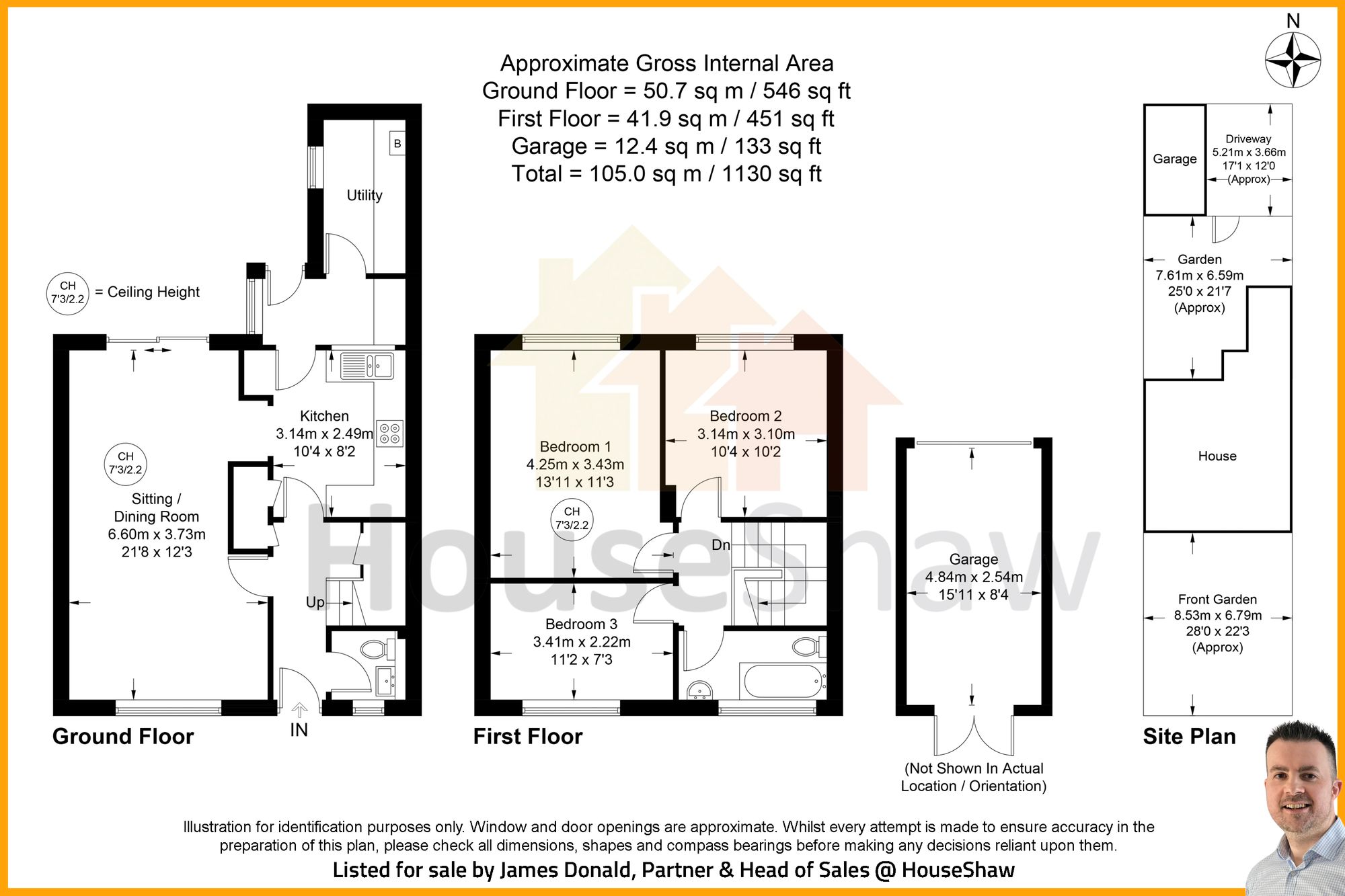 Floorplan for Hithercroft Road, High Wycombe, HP13