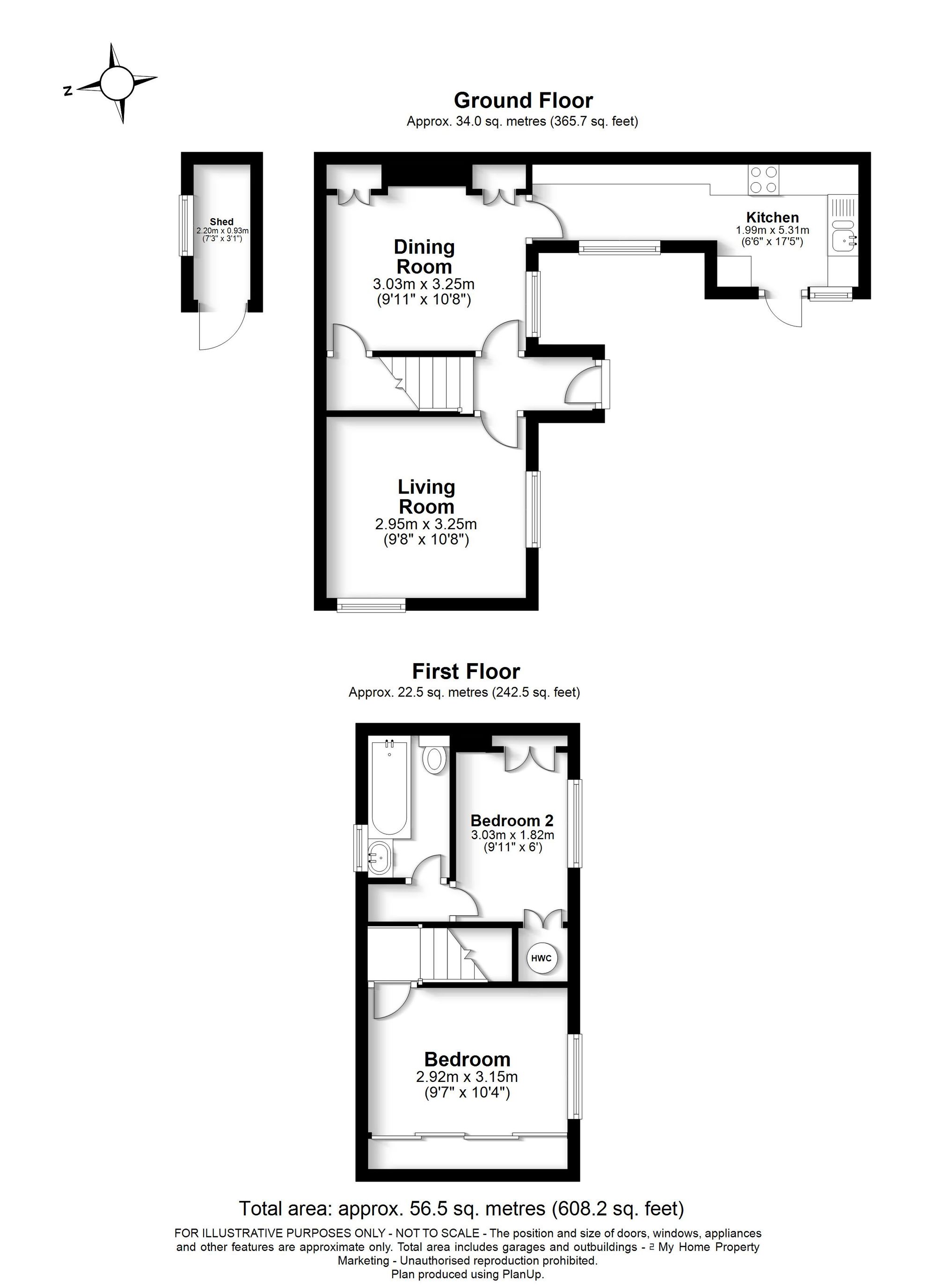 Floorplan for George Street, Chesham, HP5