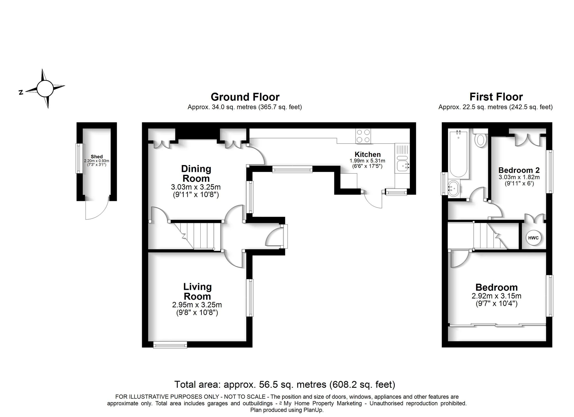 Floorplan for George Street, Chesham, HP5