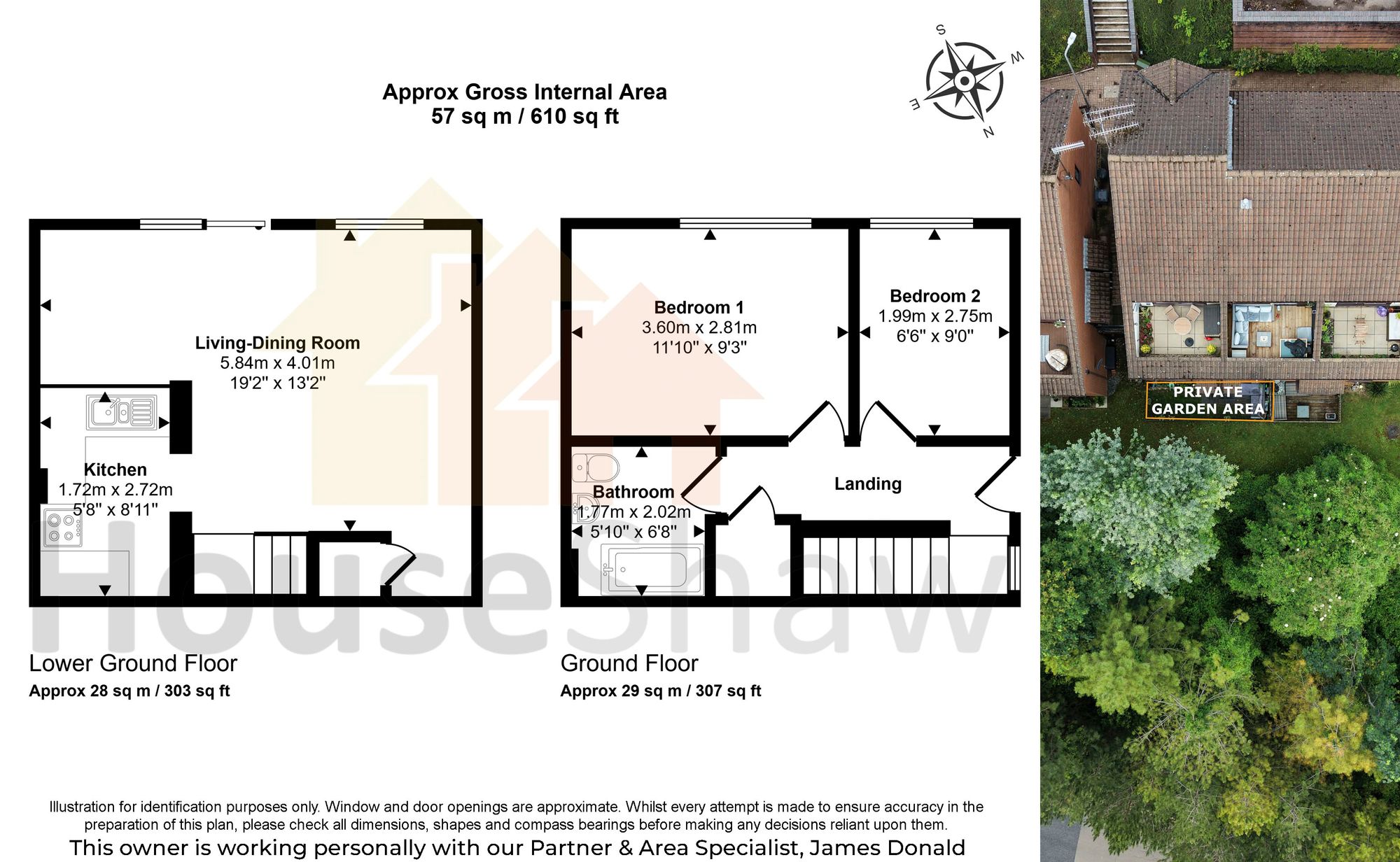 Floorplan for Wyatt Close, High Wycombe, HP13