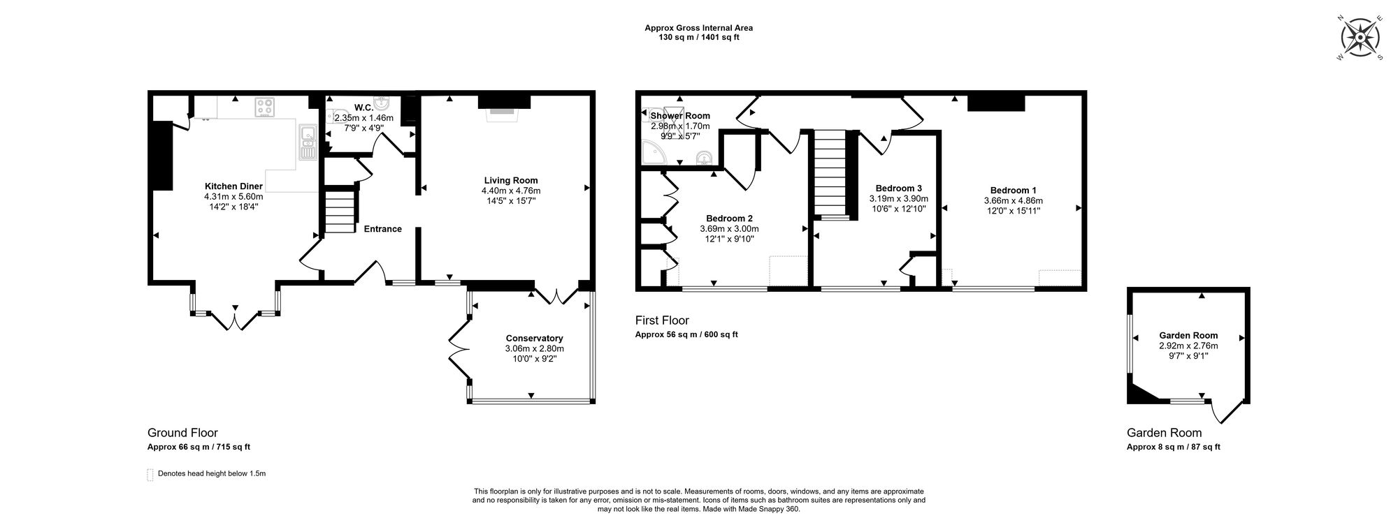Floorplan for Bellingdon Road, Chesham, HP5