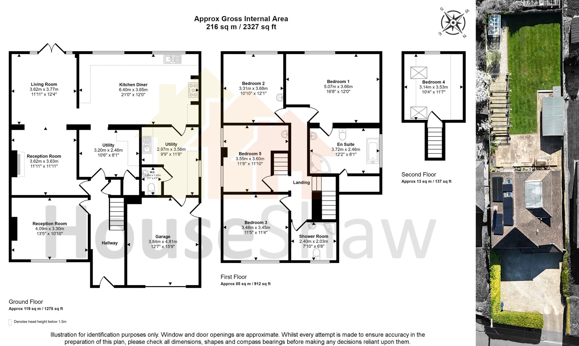 Floorplan for Berkeley Avenue, Chesham, HP5