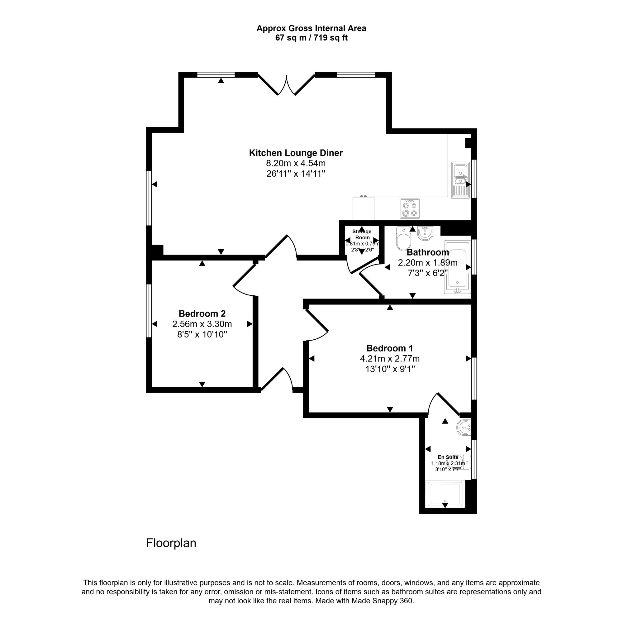 Floorplan for Red Lion Street, Chesham, HP5