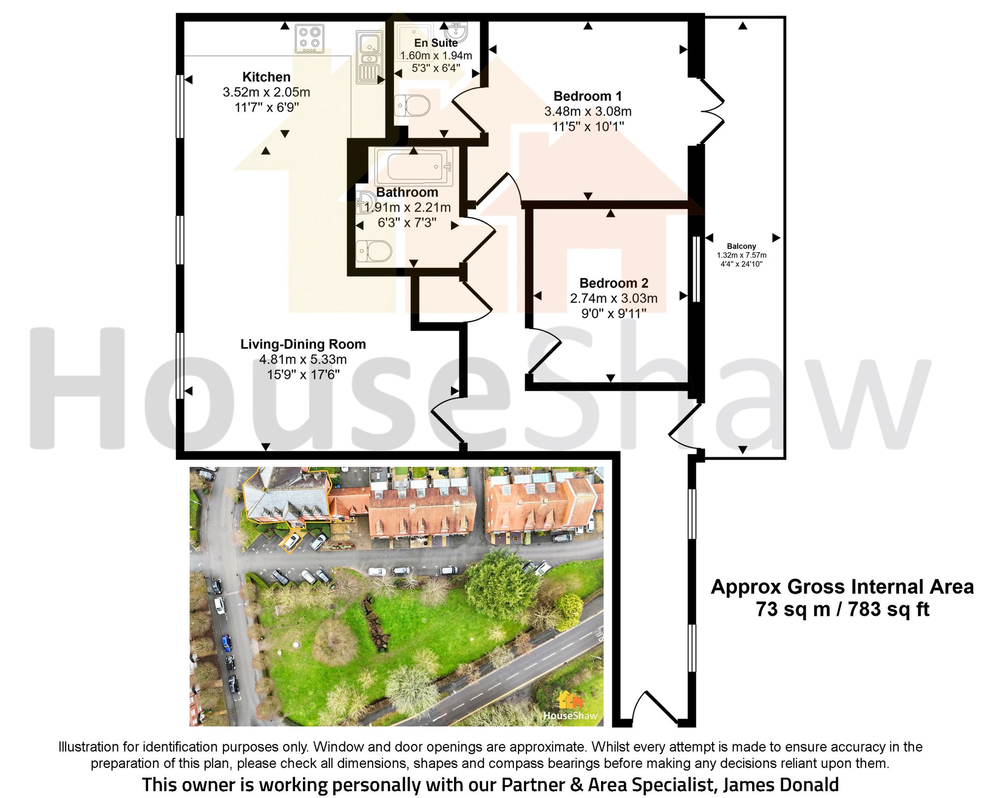 Floorplan for Kingshill Crescent, High Wycombe, HP13