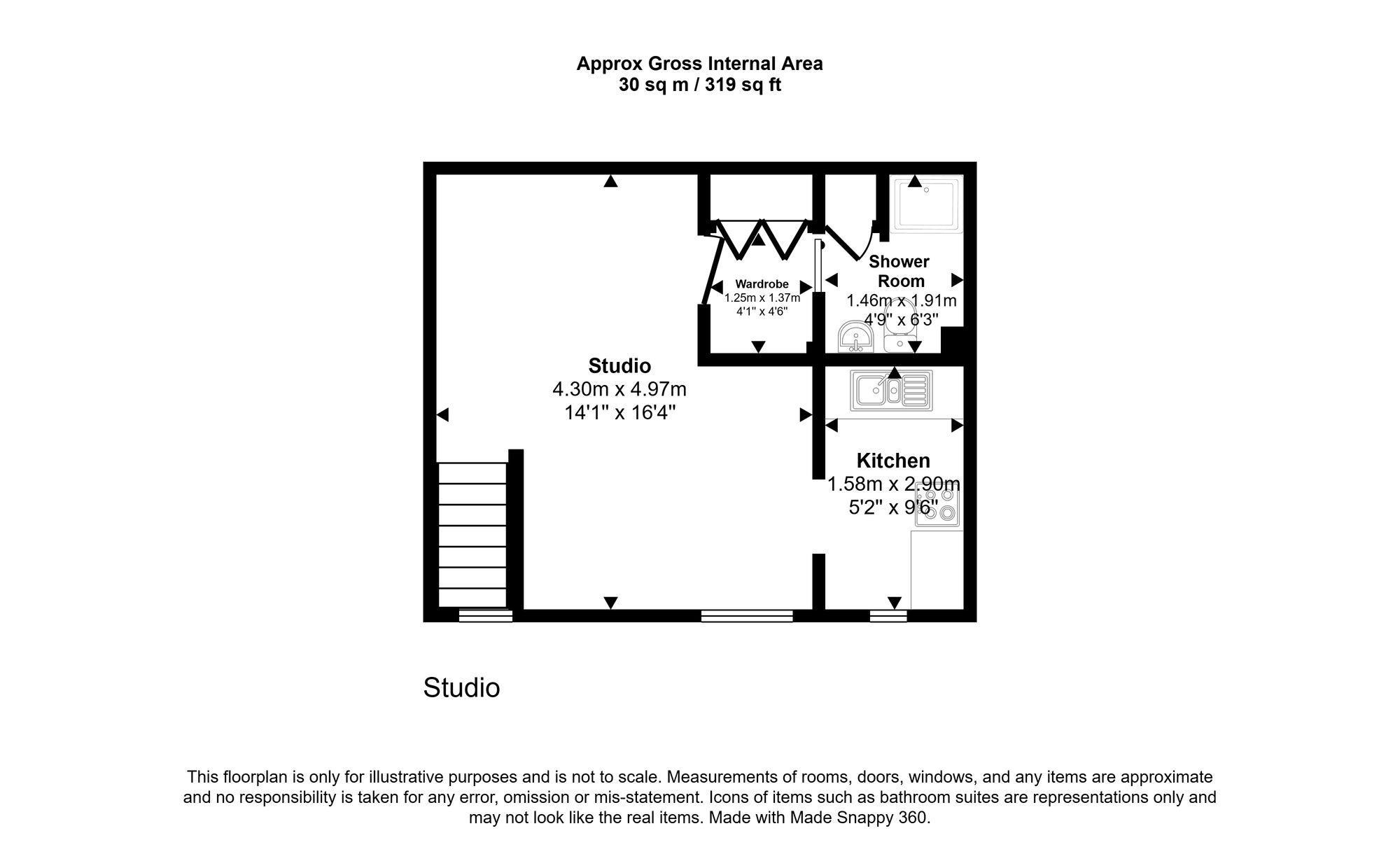 Floorplan for Bevelwood Gardens, High Wycombe, HP12