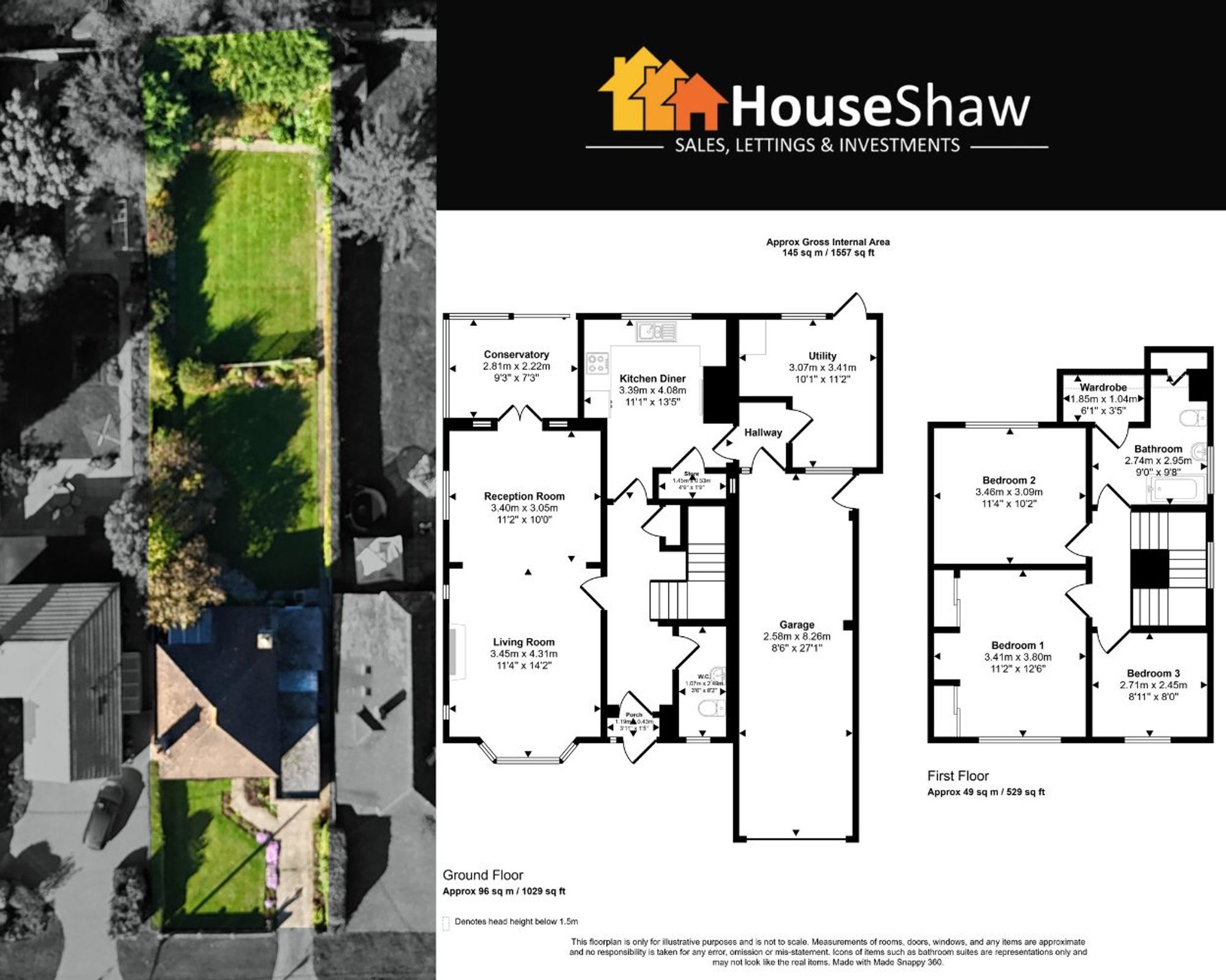 Floorplan for Sunnymede Avenue, Chesham, HP5