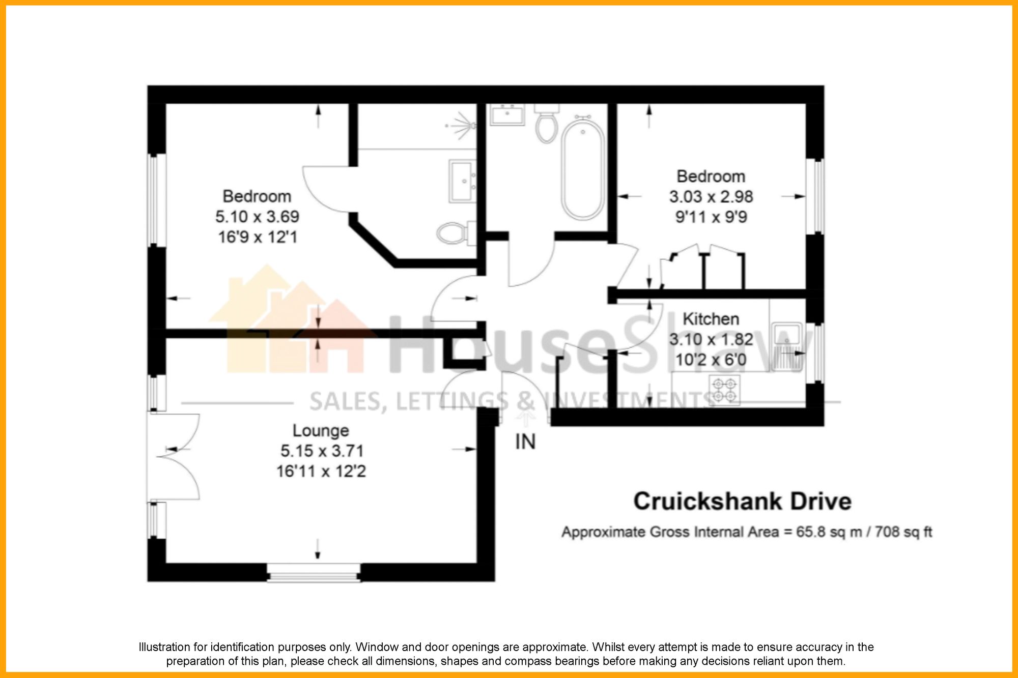 Floorplan for Cruickshank Drive, Wendover, HP22