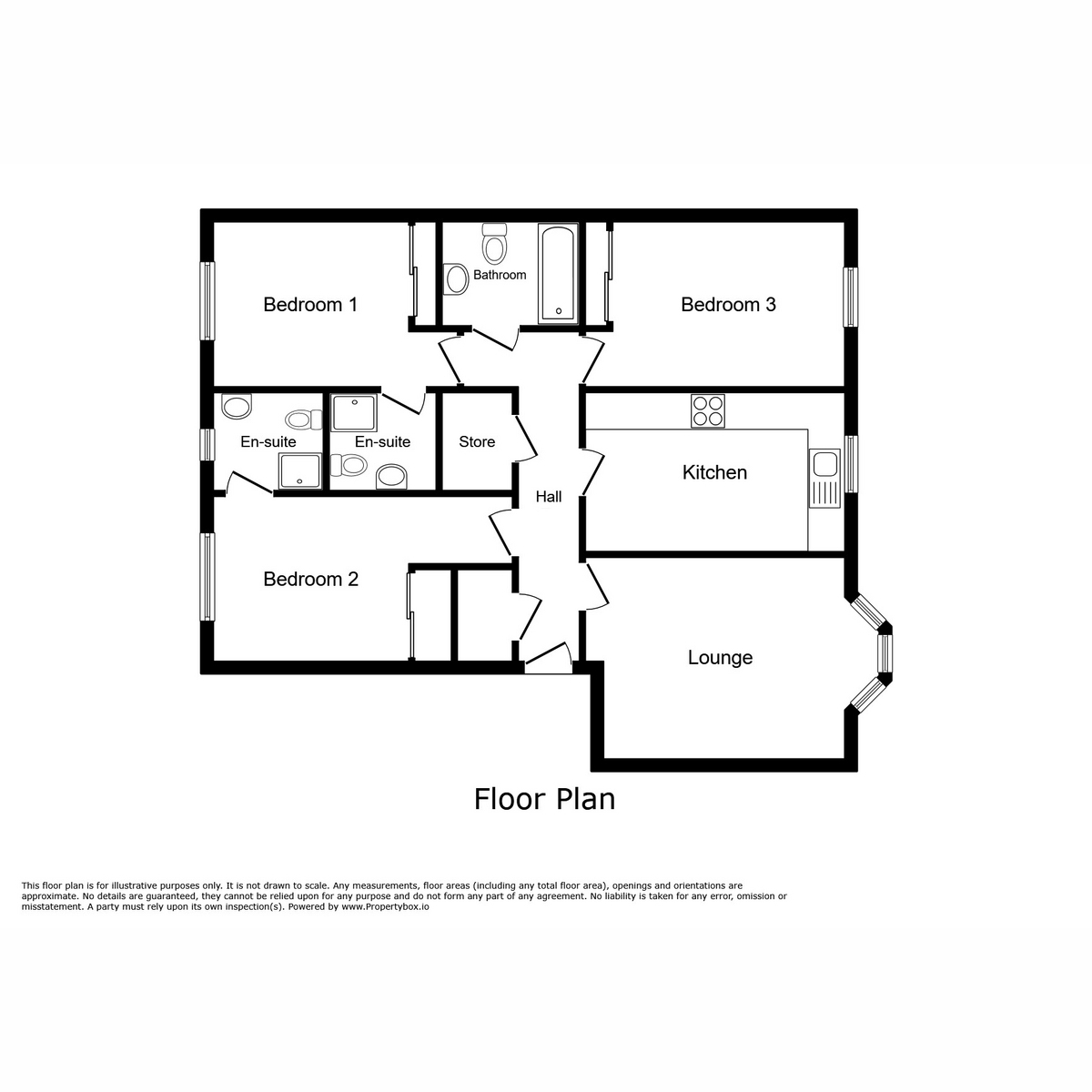 Floorplan for Barclay Drive, Johnstone, PA5 9