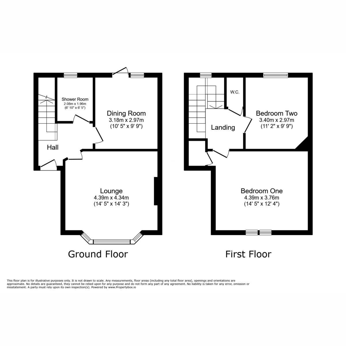 Floorplan for Lochfield Road, Paisley, PA2 7