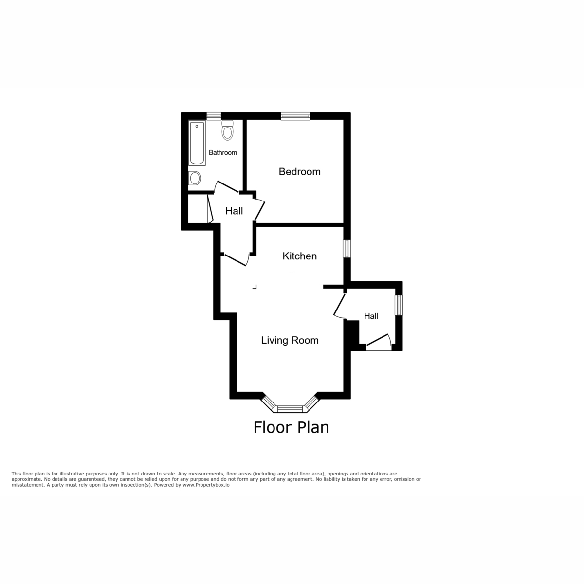 Floorplan for Moorfoot Avenue, Paisley, PA2 8