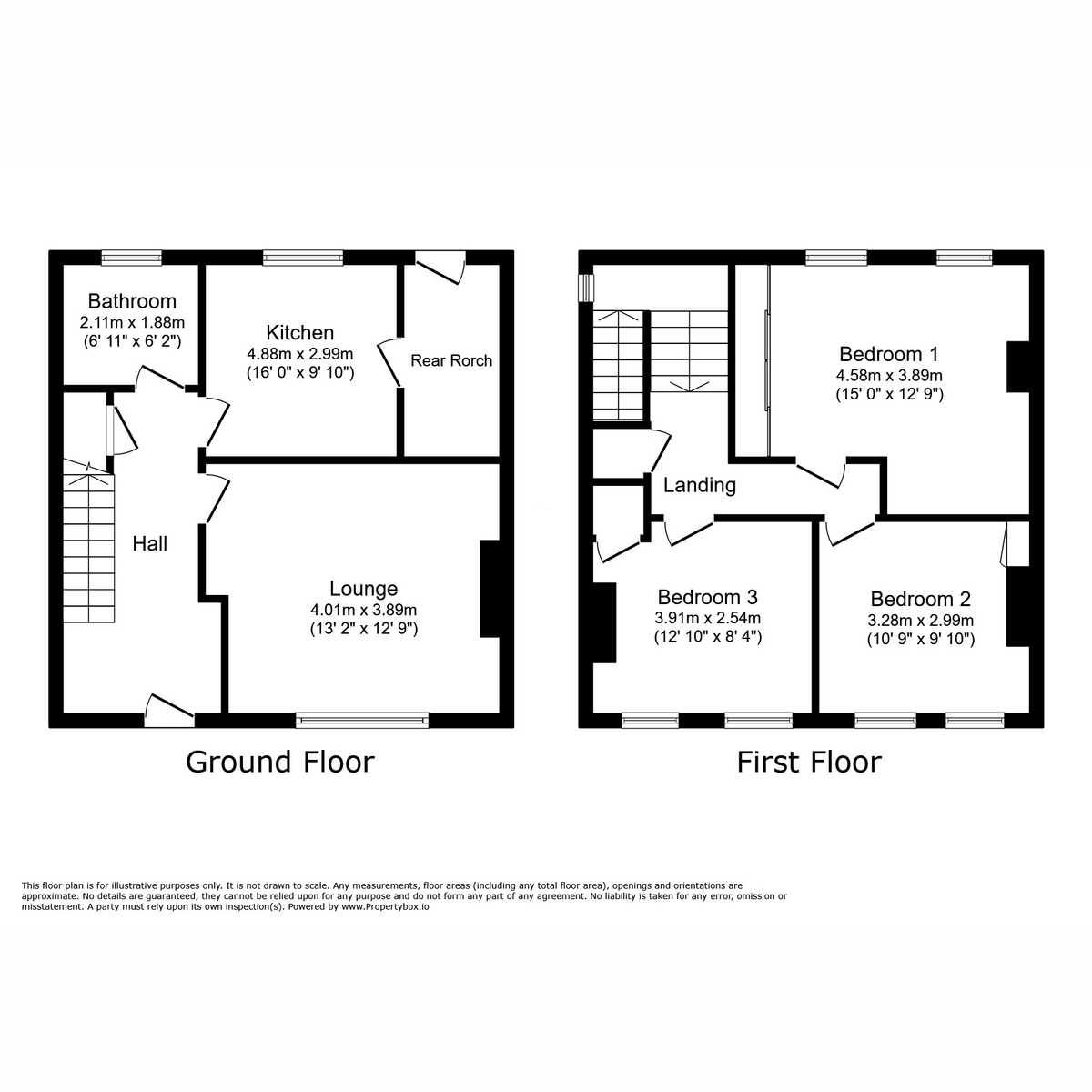 Floorplan for Hillside Road, Paisley, PA2 6