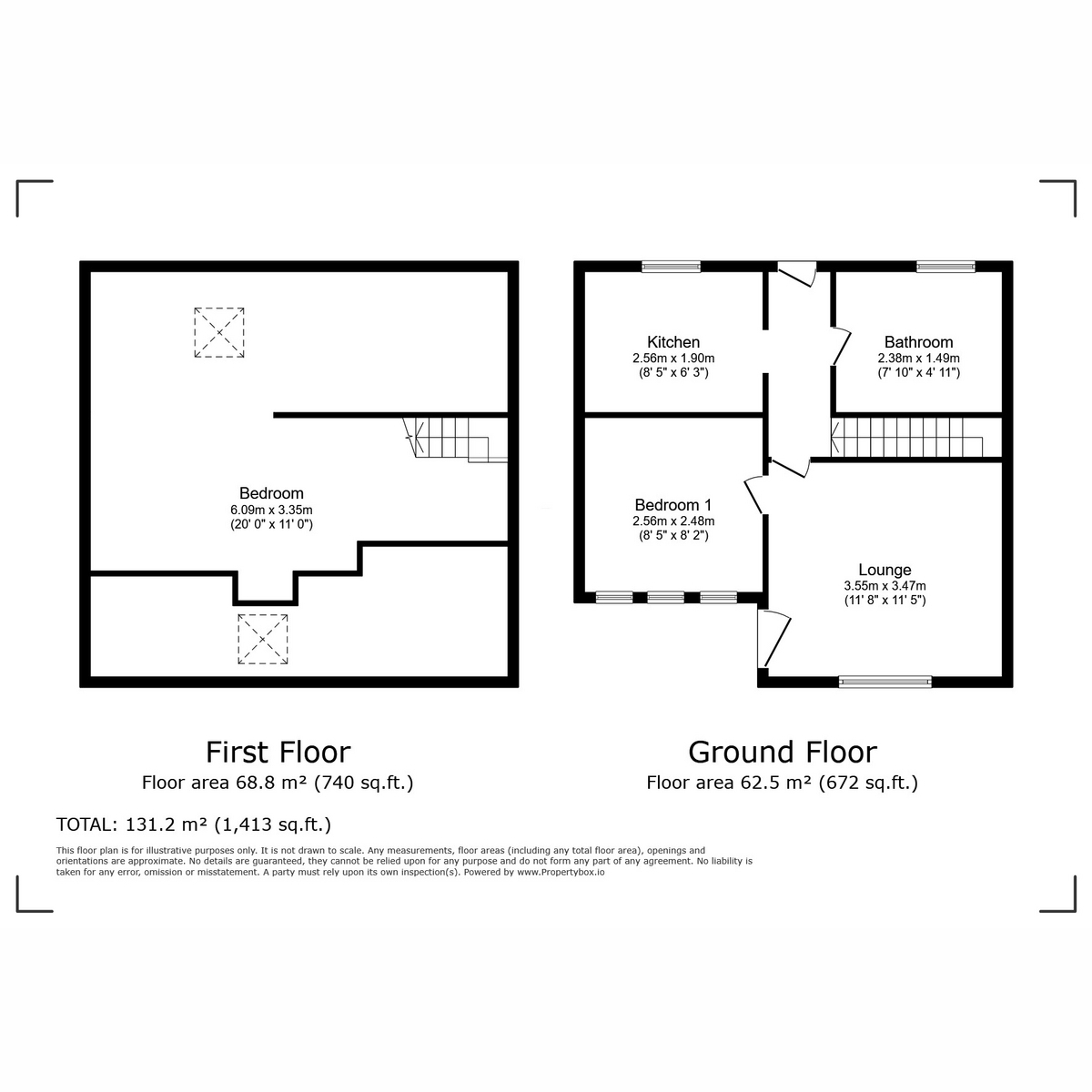 Floorplan for Byres Road, Elderslie, PA5 9