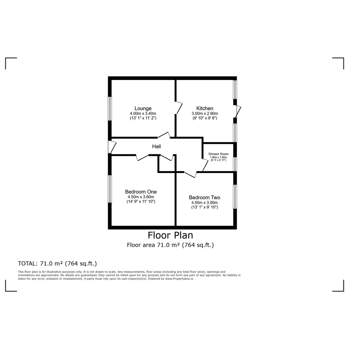 Floorplan for Ardgay Street, Glasgow, G32 9