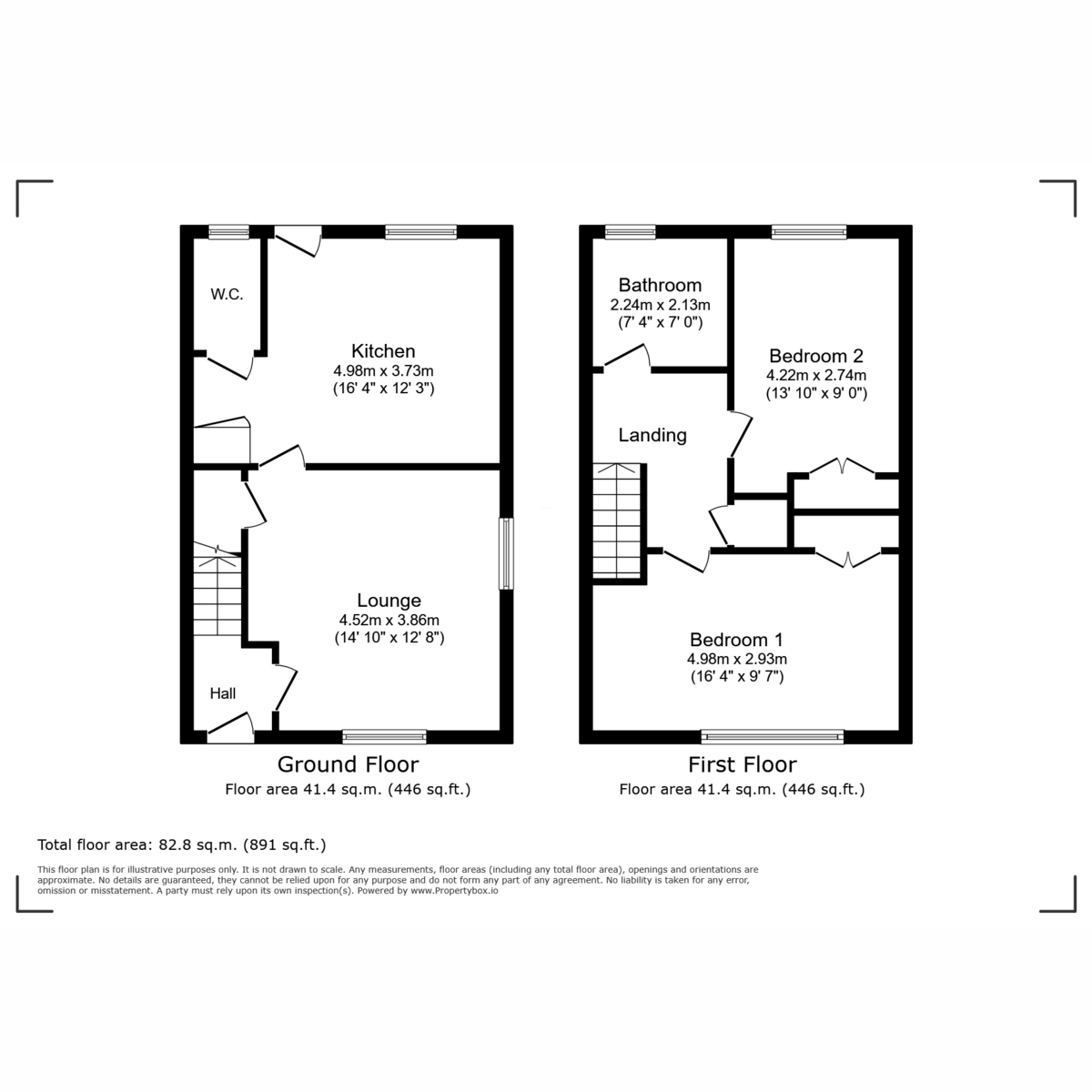 Floorplan for Shortroods Road, Paisley, PA3 2