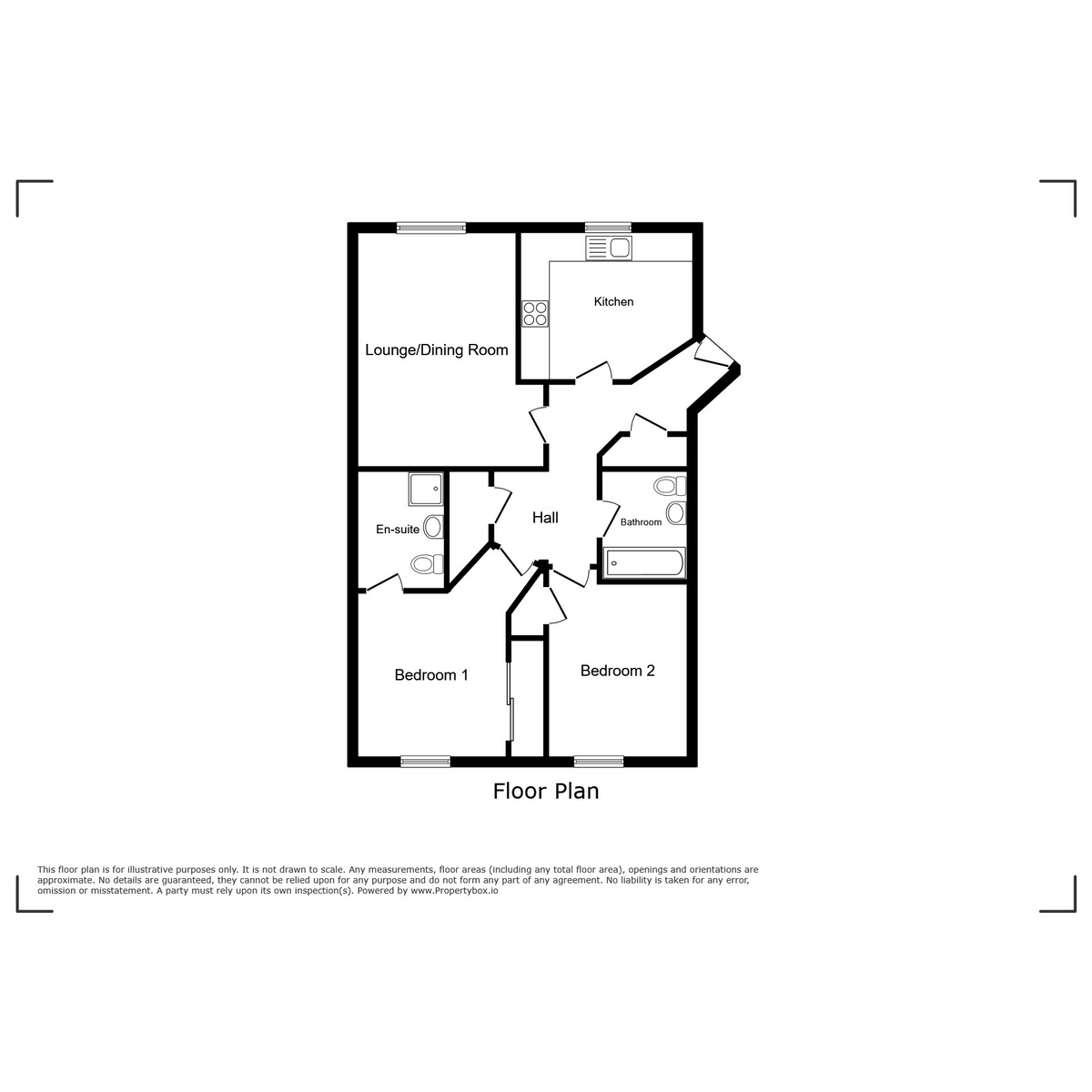 Floorplan for Spoolers Road, Paisley, PA1 2