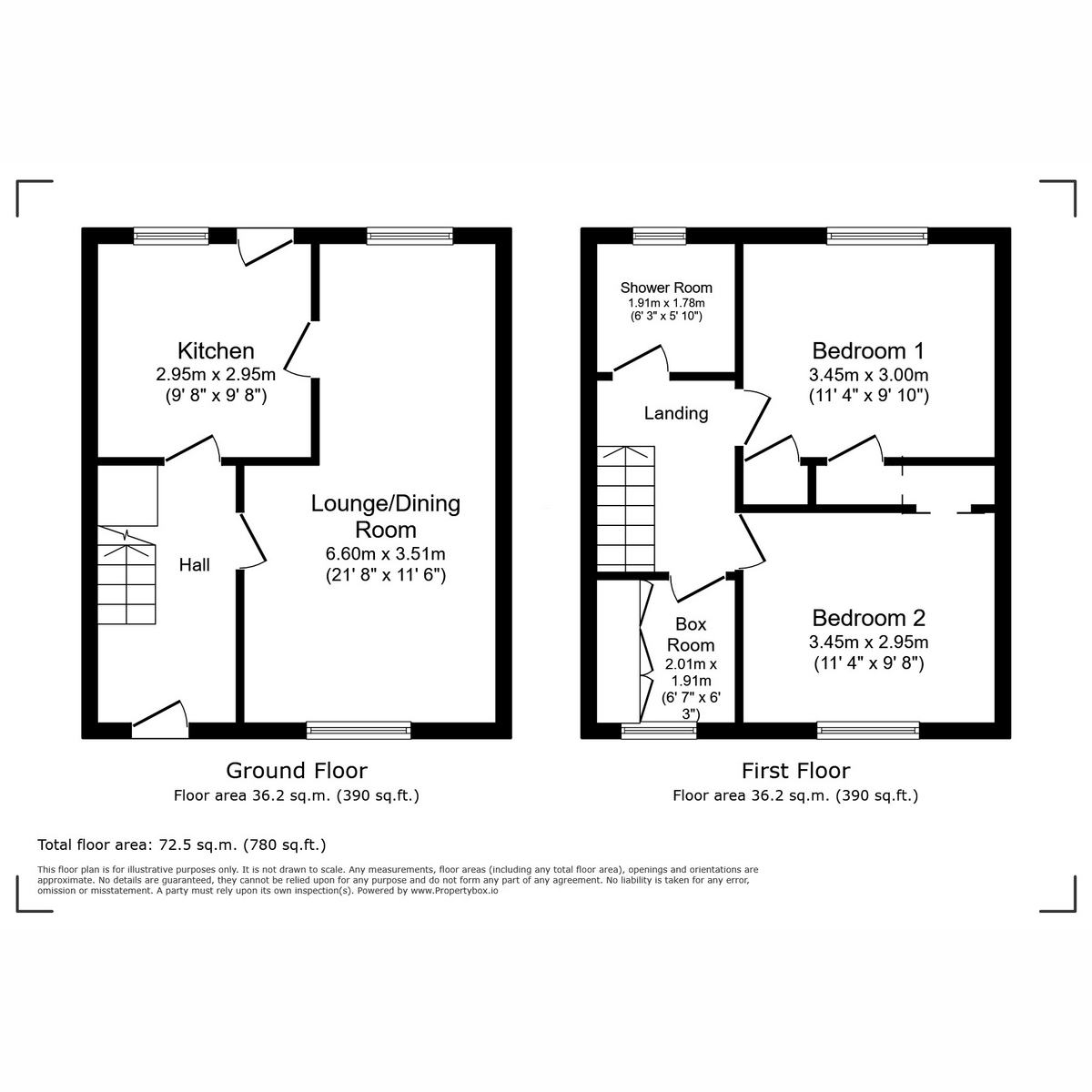 Floorplan for Montgomery Avenue, Paisley, PA3 4