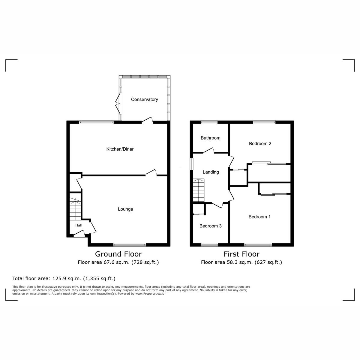Floorplan for Armour Square, Johnstone, PA5 8