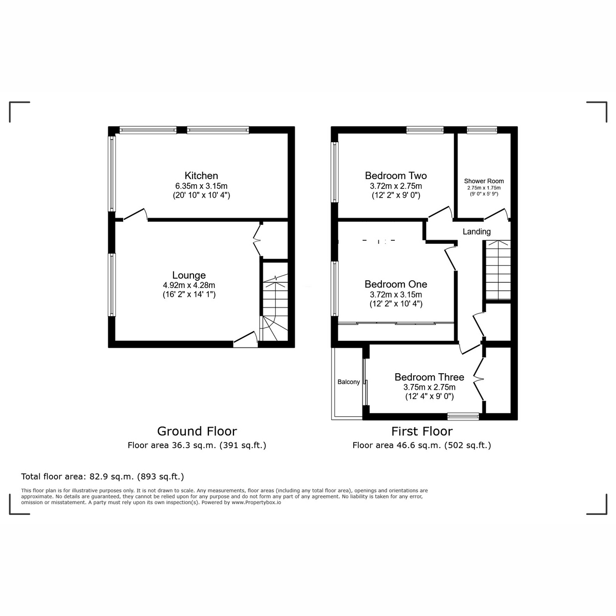Floorplan for Barshaw Place, Paisley, PA1 3