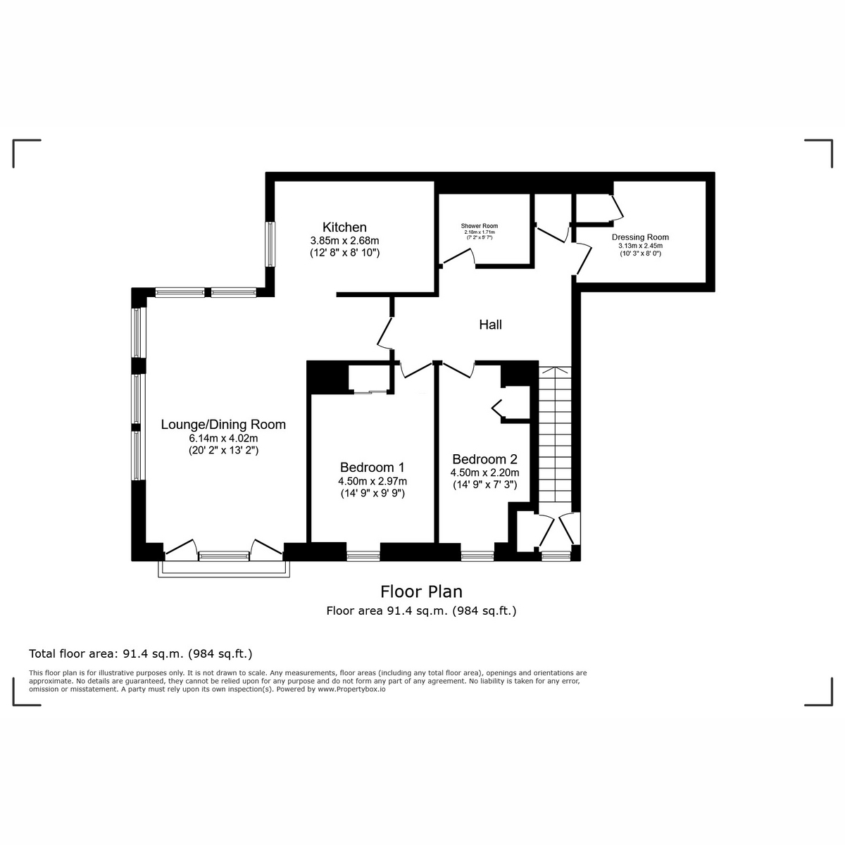 Floorplan for Virginia Street, Glasgow, G1 1TS