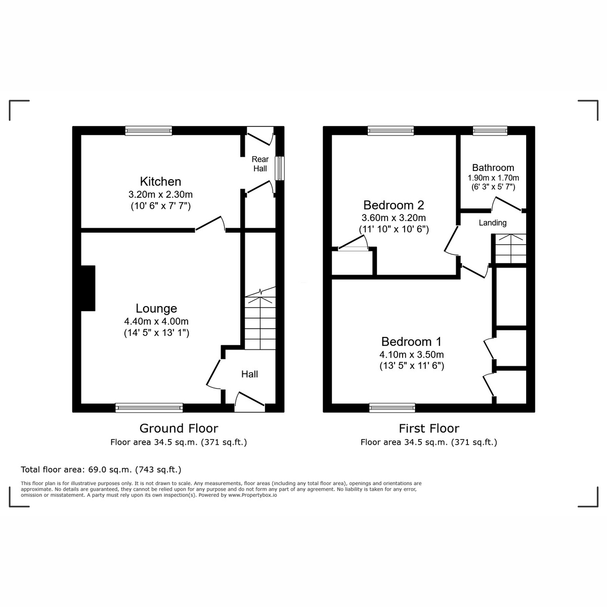 Floorplan for Craigendon Road, Paisley, PA2 8