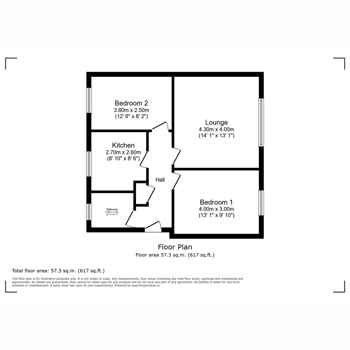Floorplan for Green Road, Paisley, PA2 9