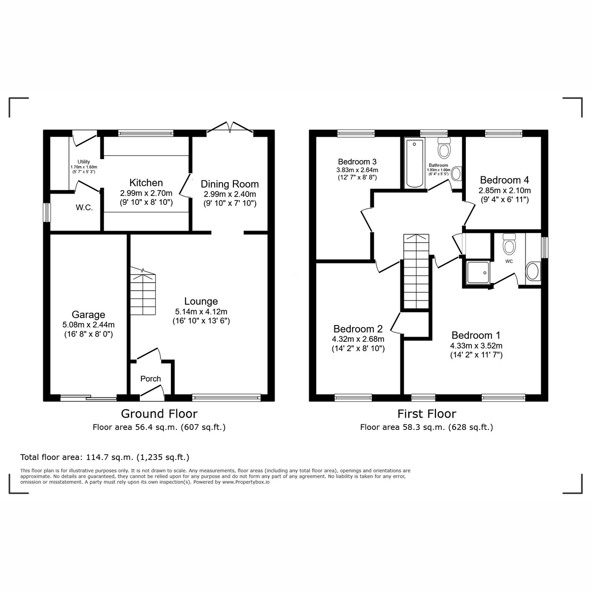 Floorplan for Talisker Avenue, Klmarnock, KA3 1