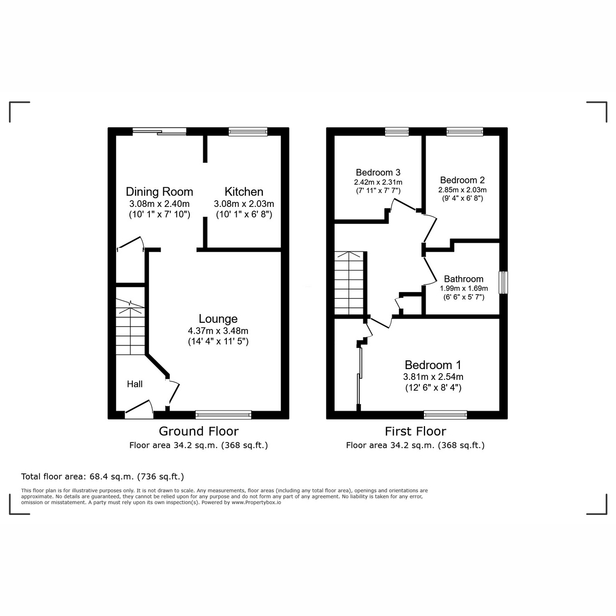 Floorplan for Gifford Wynd, Paisley, PA2 0