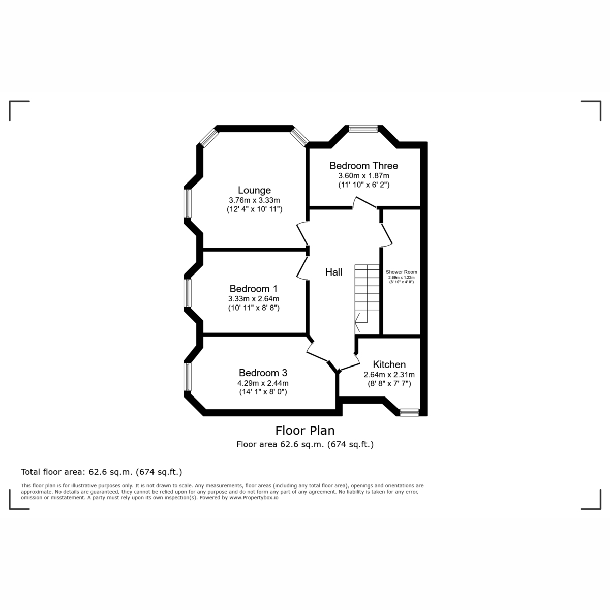 Floorplan for Shore Road, Skelmorlie, PA17 5