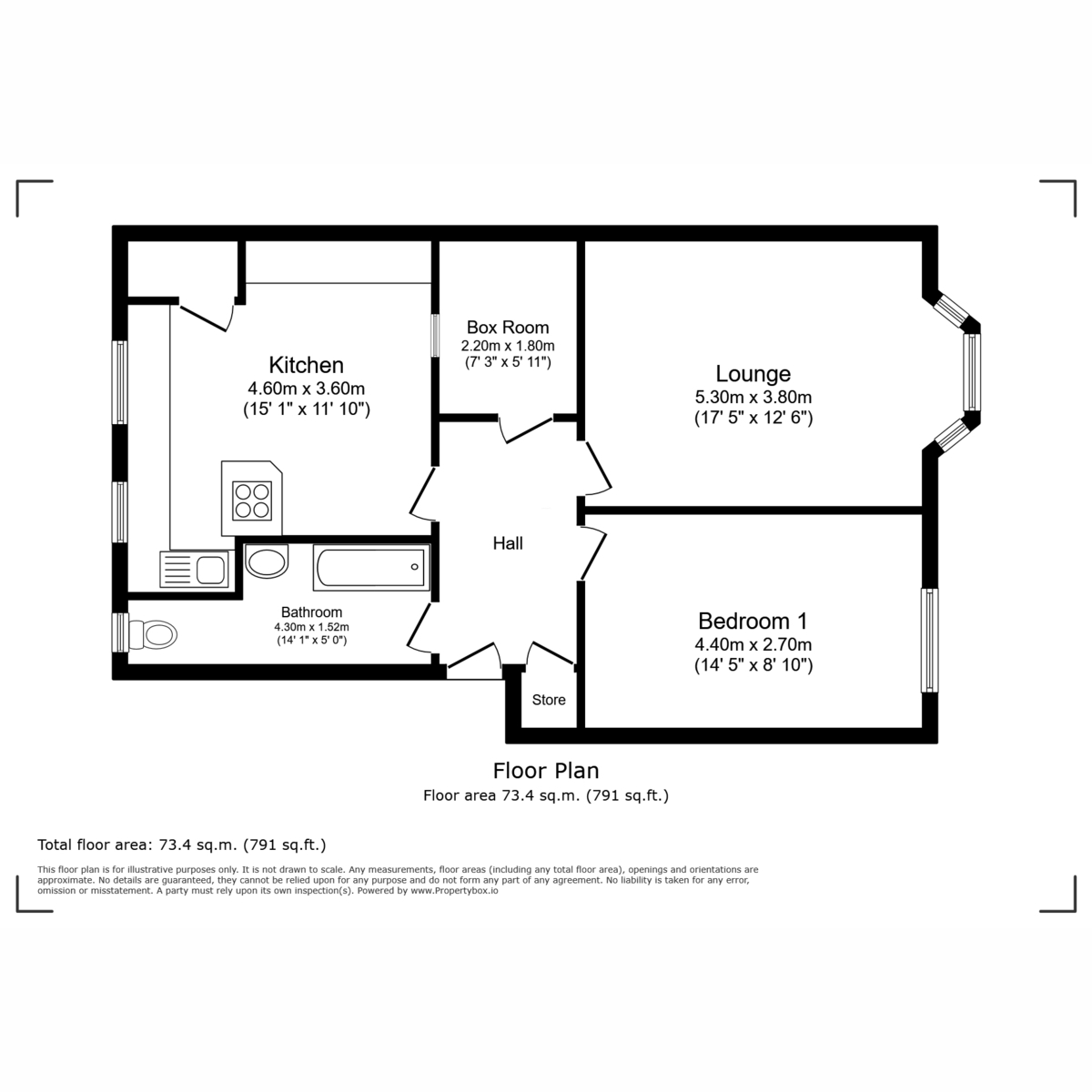Floorplan for Ashburne Gardens, Gourock, PA19 1