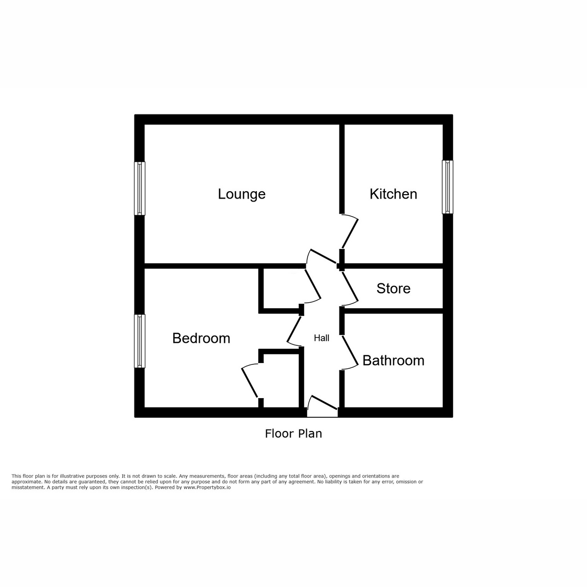 Floorplan for Gallowhill Road, Paisley, PA3 4