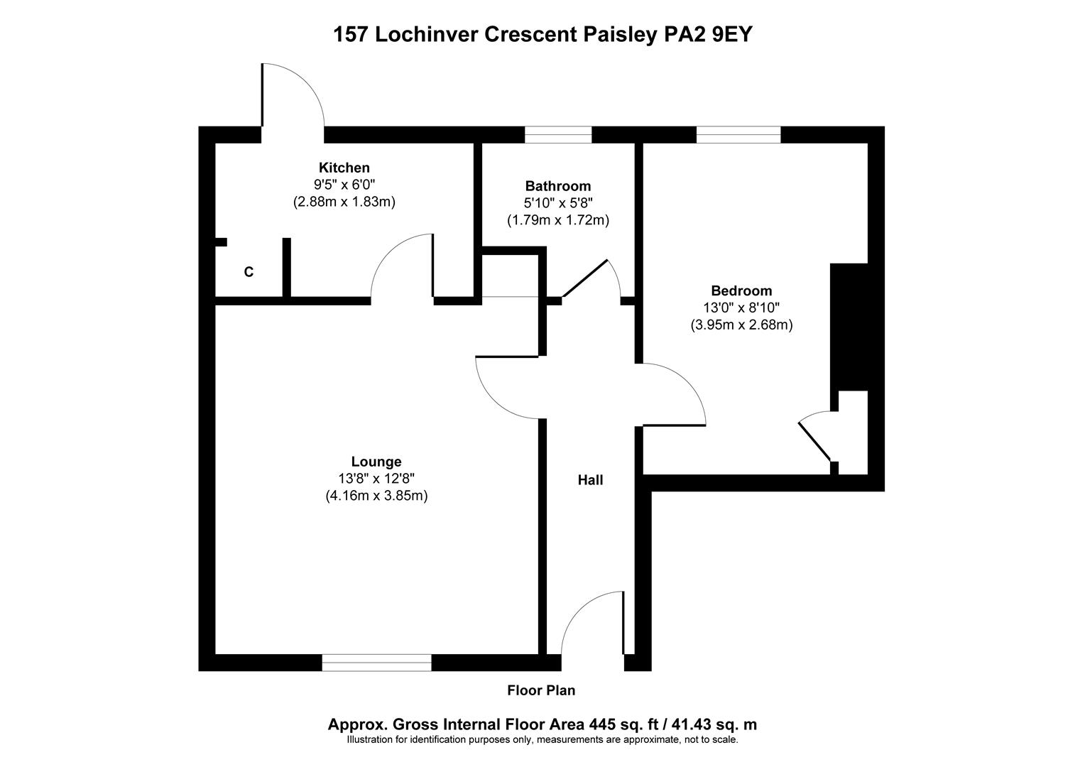 Floorplan for 157 Lochinver Crescent