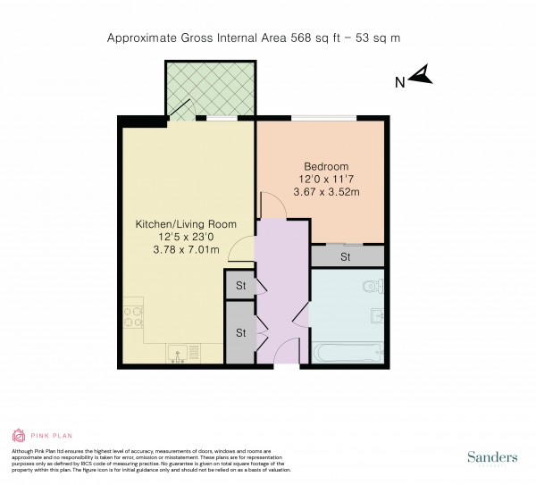Floorplan for Plough Way, Surrey Quays, London, SE16