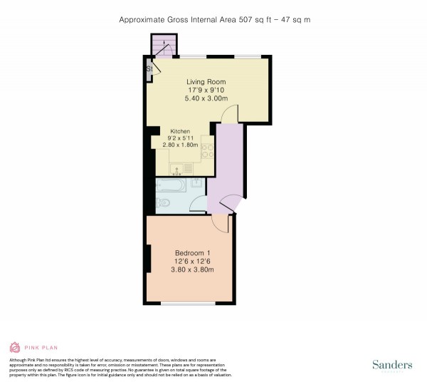 Floorplan for Beatty Road, Hackney, London, N16