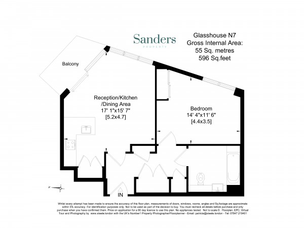 Floorplan for Sterling Way, Islington, London, N7