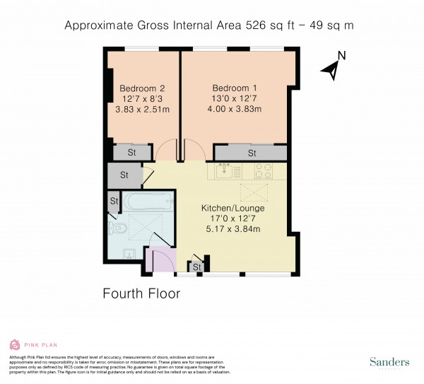 Floorplan for Huntingdon Street, Islington, London, N1