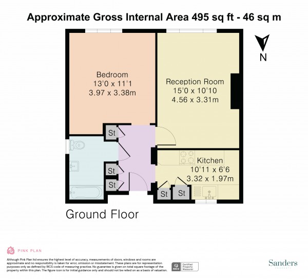 Floorplan for Lofting Road, Islington, London, N1