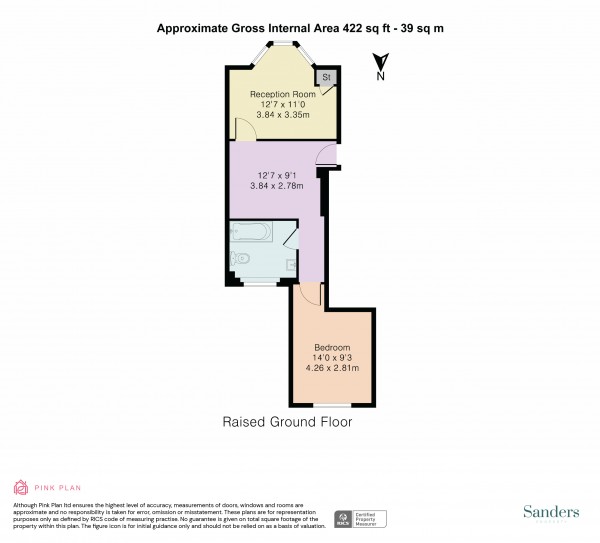 Floorplan for Narford Road, Hackney, London, E5