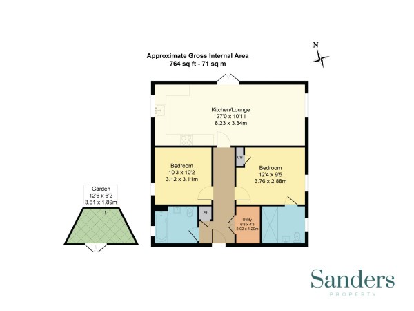 Floorplan for Sasson Drive, Barnet, London, EN4