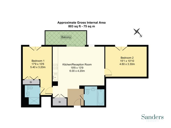 Floorplan for Sidney Street, Whitechapel, London, E1