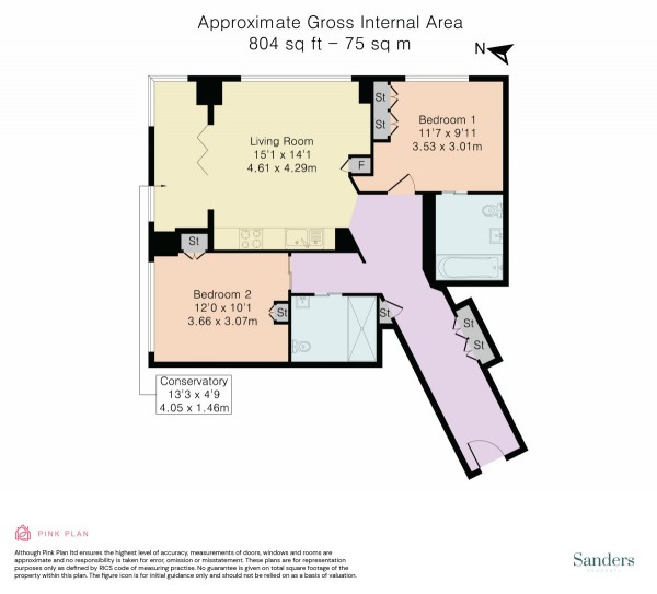 Floorplan for Sun Street, Greater London, London, EC2A