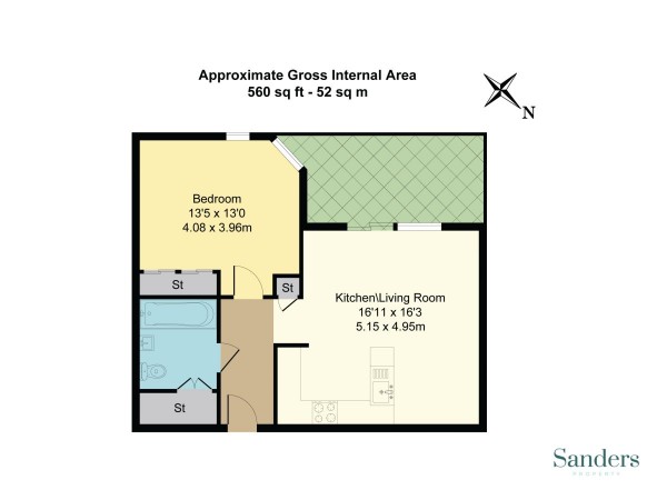 Floorplan for New Tannery Way, Bermonsey, London, SE1